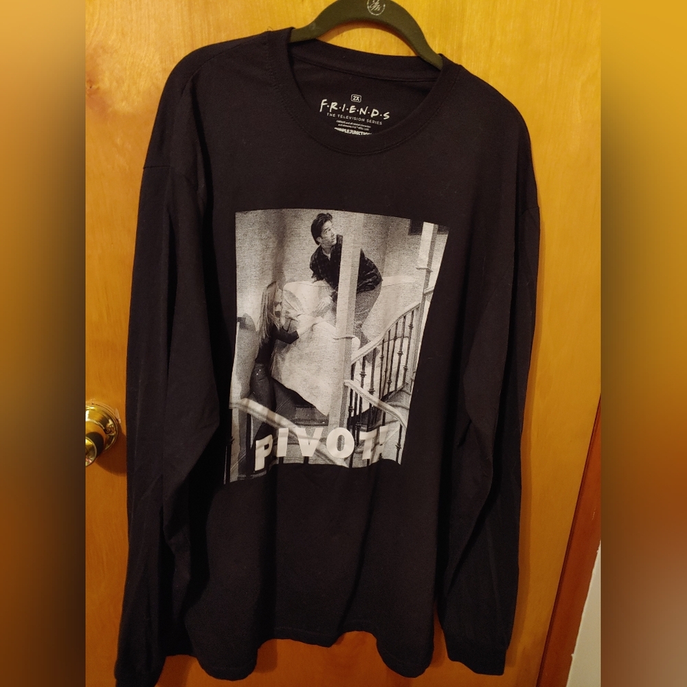 Friends PIVOT Long Sleeve Tee T-shirt Unisex Women's Men's 2X